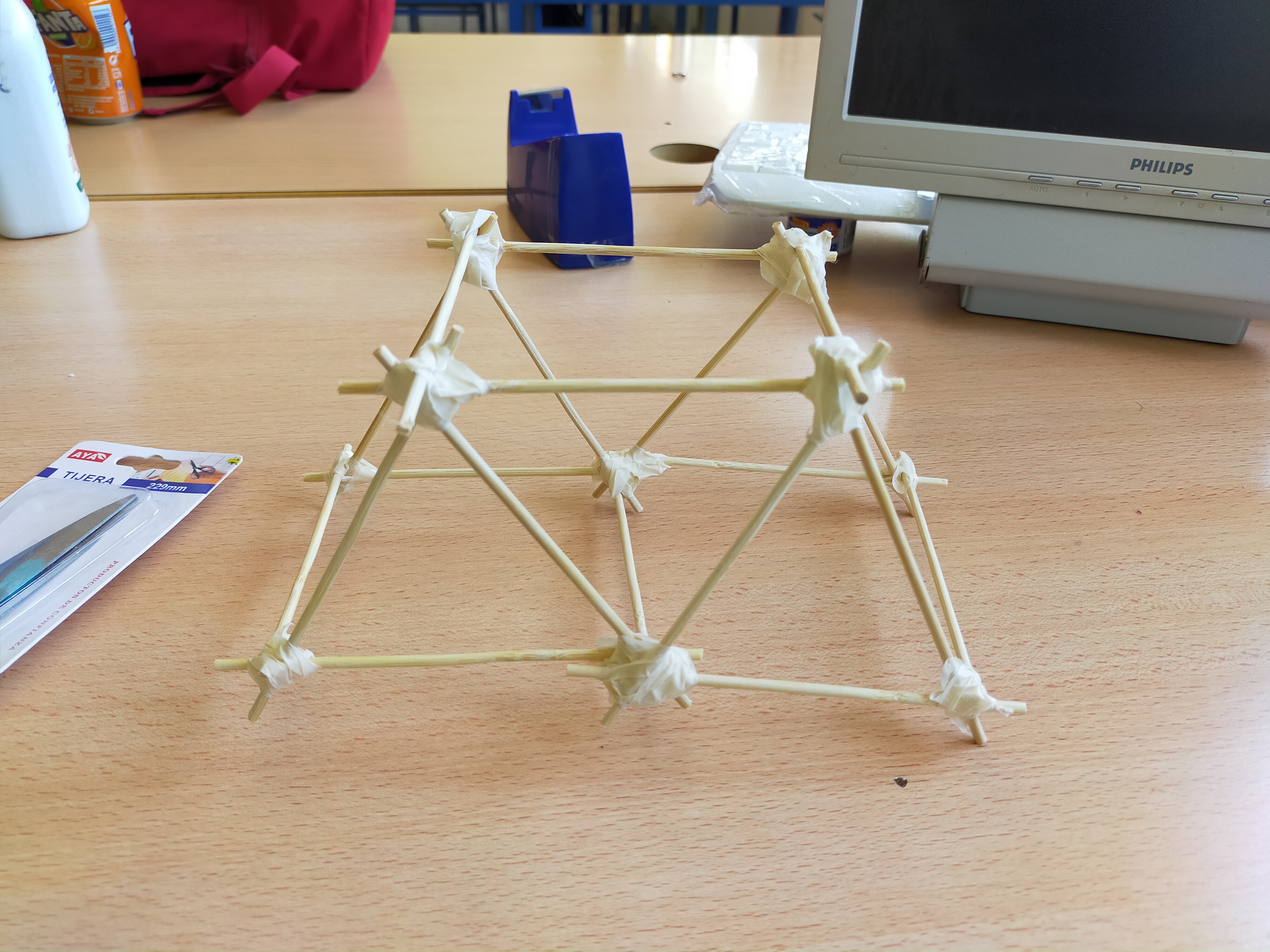 Estructura Palitos Madera