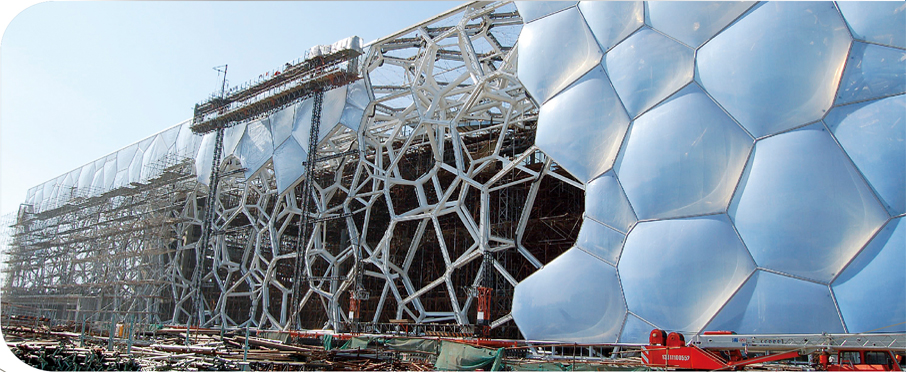 Construccion water cube
